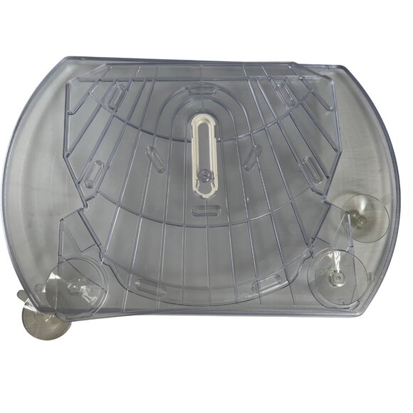 Lazy Susan Refrigerator Turntable Organizer Durable Suction Cups Plastic New - Picture 3 of 6